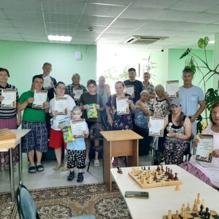 Шахматный праздник в Социально-реабилитационном центре Тулы