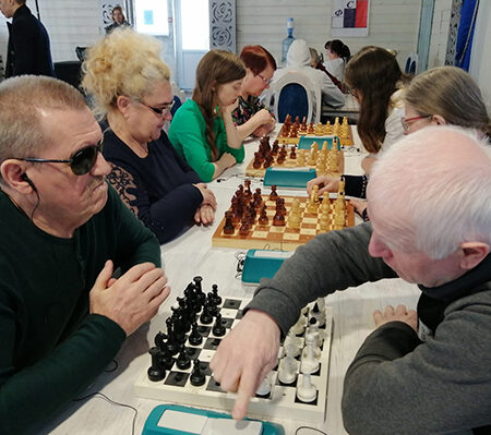 Чемпионат России по шахматам среди спортсменов с нарушением зрения проходит в Костроме